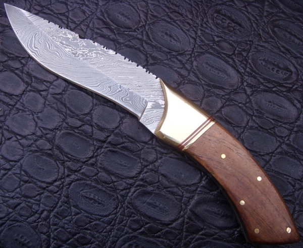 Damascus Hunting Knife