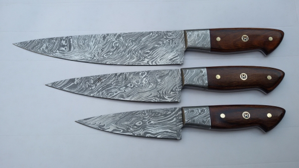 Damascuus Kitchen Knife   